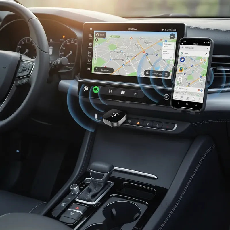 Adaptador Carplay/android 2 En 1 Inalámbrico Y Automático