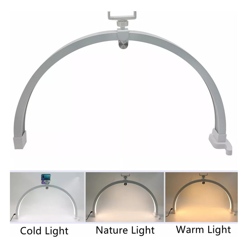 Lámpara De Mesa Para Manicura Lashista Luz Led Plegable