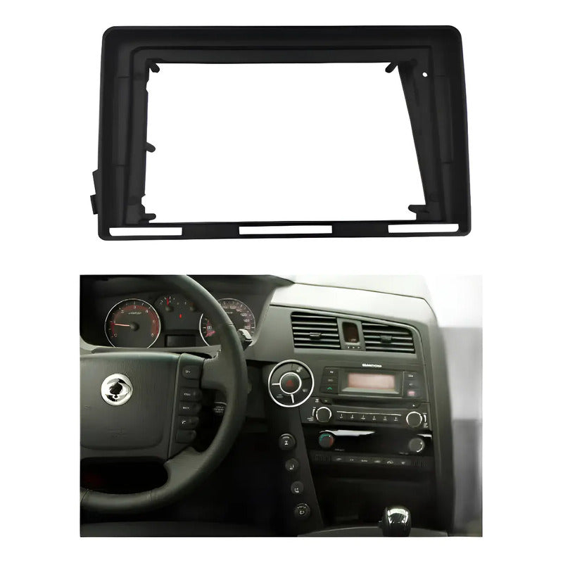 Kit Ssangyong: Bisel Negro 9'' Actyon/kyron + Pantalla Táctil 9'' Gps/radio/wifi