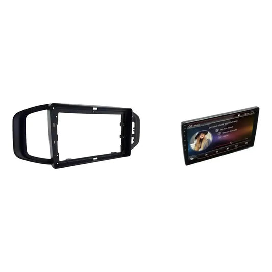 Kit Mg3: Bisel 2018+ Negro 9 + Pantalla Táctil Gps Radio Wifi 9 Pulgadas