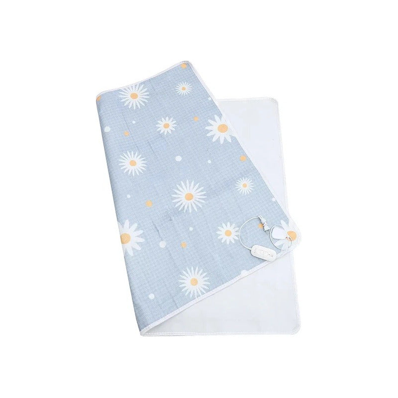 Cobertor Calienta Cama Eléctrico Ligero Calefactor  Gris Oscuro