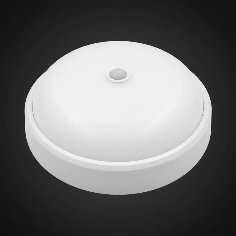 Lampara Led Redonda Para Techo Con Sensor De Movimiento Blanco