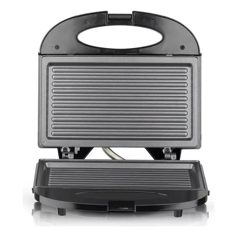 Sandwichera Tostador Grill Para Pan Carne 2 En 1 P Negro