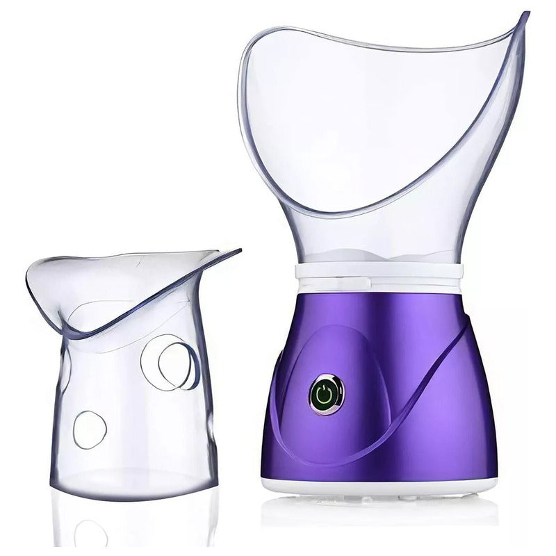 Sauna Facial Profesional Inhalador De Vapor Spa Vaporizador Morado