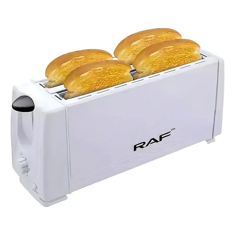 Tostadora Automática Raf 4 Panes 1200w R.265 Blanca Blanco