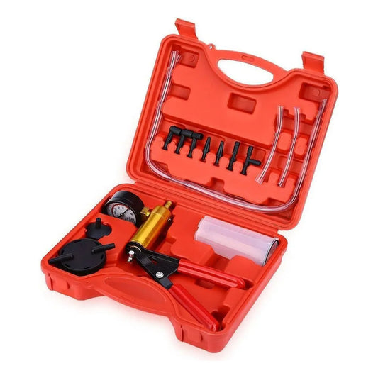 Bomba De Vacío Portátil Con Kit De Purga De Frenos