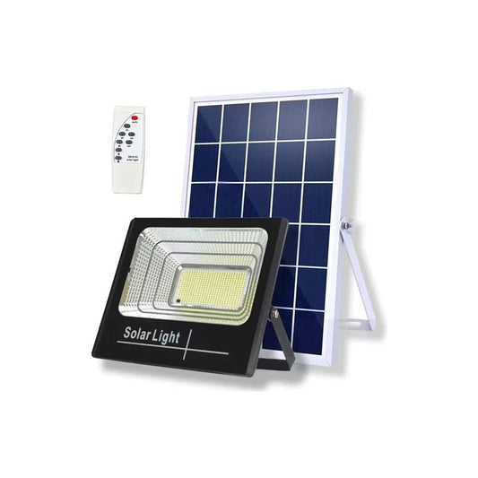 Foco Solar 100w Inteligente Led Pack X6 Gris Oscuro Blanco Frío