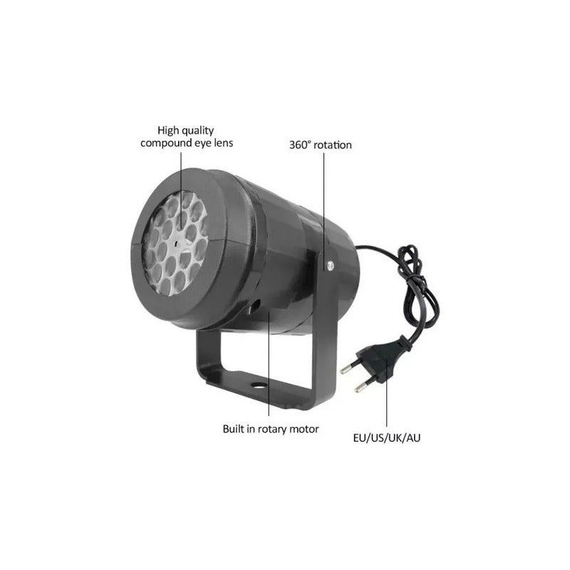 Proyector Luces Led Navidad Multicolor Exterior Interior