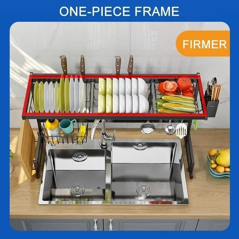 Seca Platos Xl Escurridor Organizador Acero Inoxidable 85cm