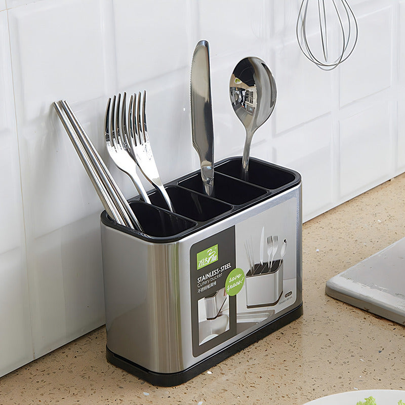 Portacubiertos De Cocina, Soporte Para Cubiertos De Acero Color Unit