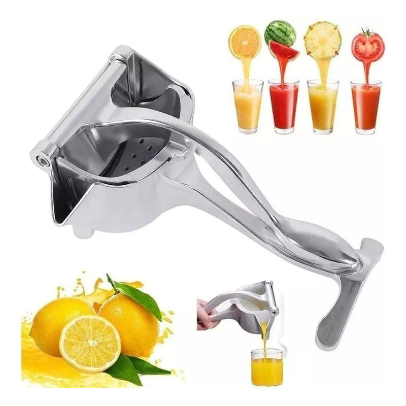 Exprimidor Saca Jugo Manual Metalico Frutas Naranja
