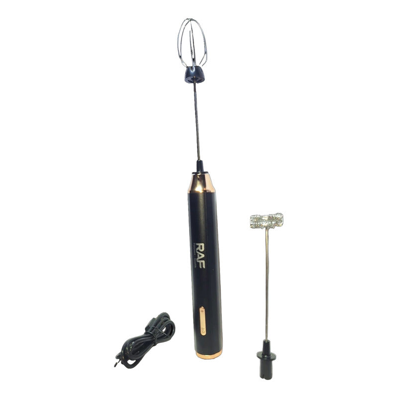 Batidora Electrica 2 En 1 Mezclador Espumador Recargable