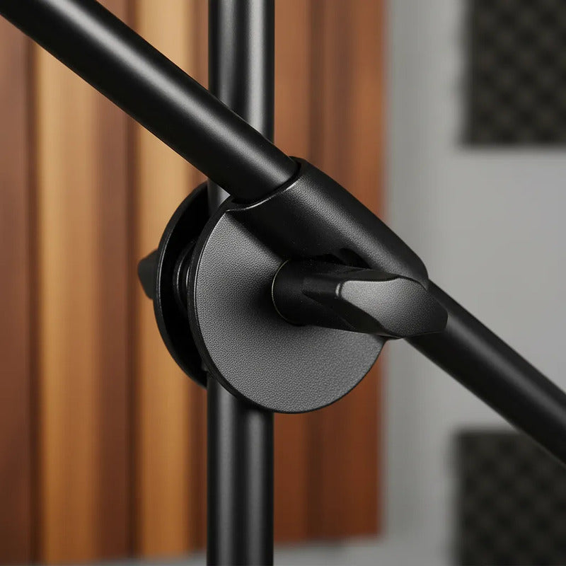 Soporte Para Micrófono Atril Profesional Stand P/ Micrófono Negro