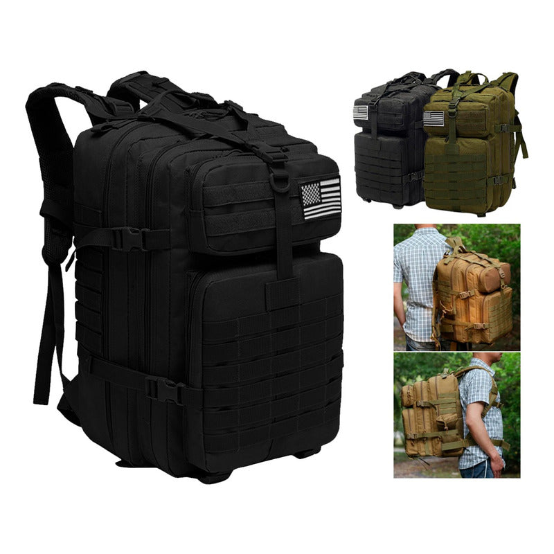 Mochila Táctica Militar Genérica Bolso 35l Trekking Outdoor