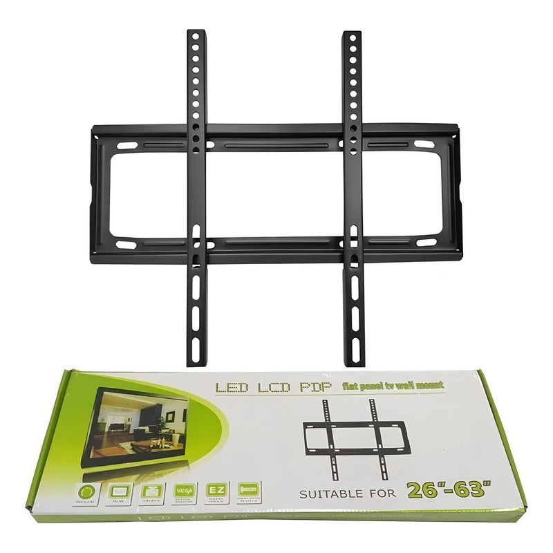 Soporte Fijo Led Lcd Pdp Tv 26-63 Pulgadas Negro Pared Vesa 200x200 400x400