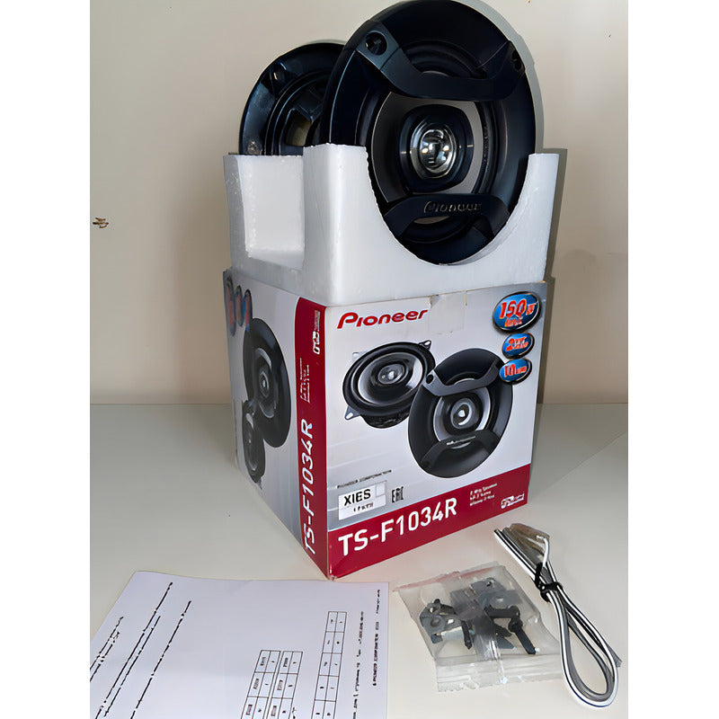 Parlantes De Auto Pioneer Ts-f1034r 150w 4x4 20w Rms Color Negro