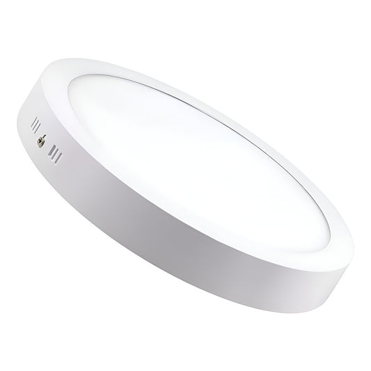 Pack X2 Panel Led Sobrepuesto 18w Foco Plafon Redondo Cuadra Redondo