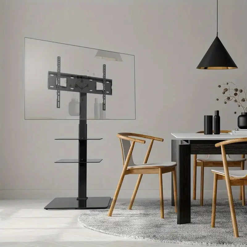 Soporte Tv Rack Movil Con Ruedas 32 A 70 Base Pedestal