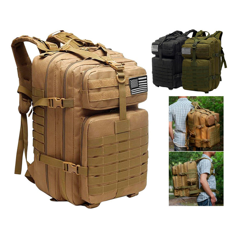 Mochila Táctica Militar Genérica Bolso 35l Trekking Outdoor