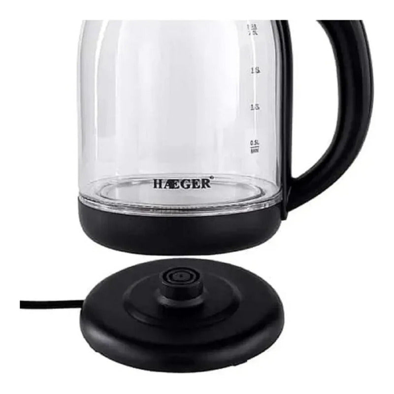 Hervidor Electrico Tetera Agua Caliente Calentador Te Cafe Trasnparente