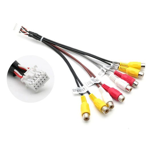 Arnes Ramal Cables Rca Radio Android Chinas Salida De Audio