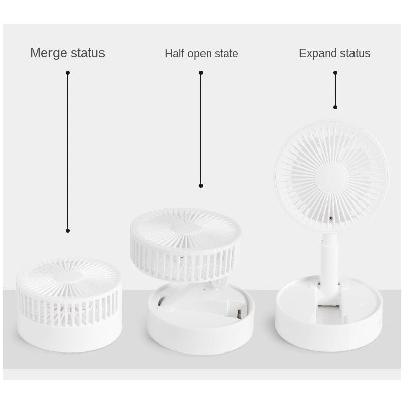 Ventilador Portatil Usb Silencioso Potente Mesa Escritorio