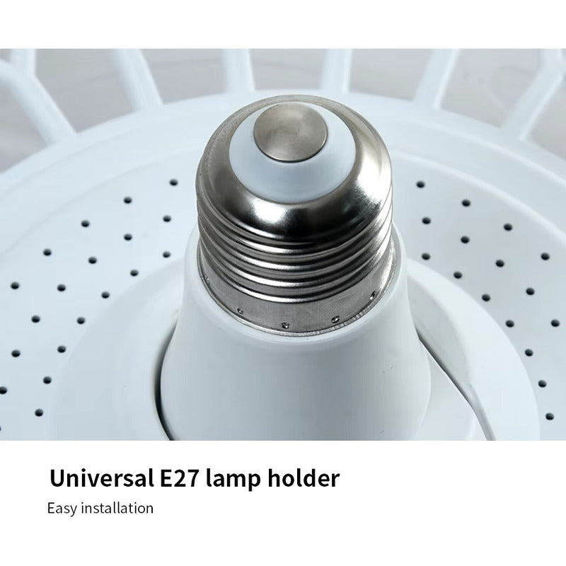 Ventilador De Techo Con Luz Led Y Control Remoto Para El Hog 30.48 Cm 56 Blanco Transparente Plástico 7