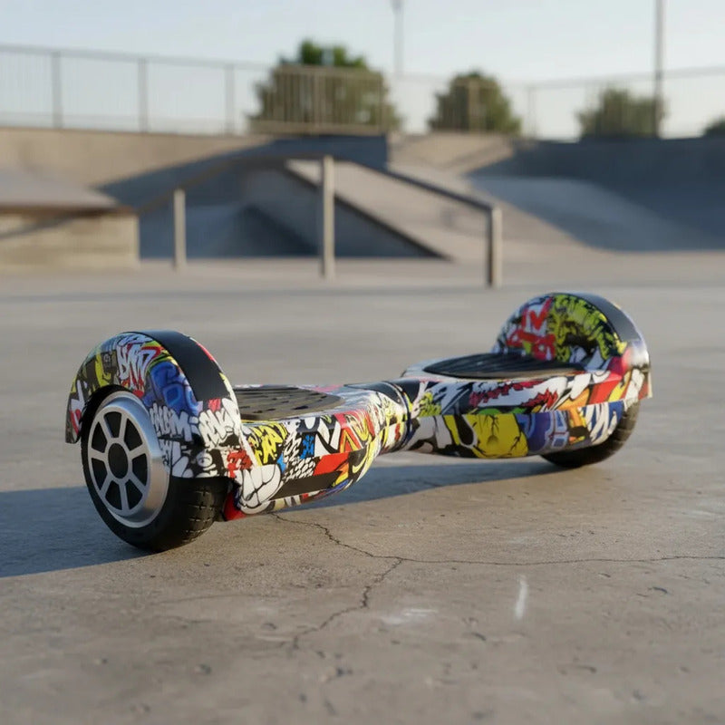 Hoverboard Smart Balance Con Casco Batería Bluetooth Y Luces