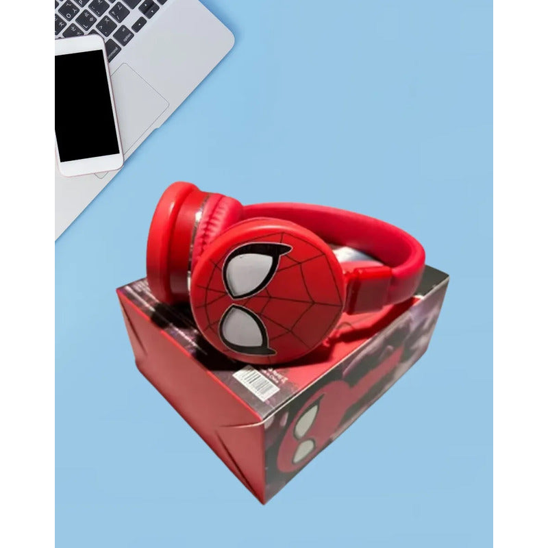 Audífonos Inalámbricos Con Micrófono Para Niños Bt Spider Man