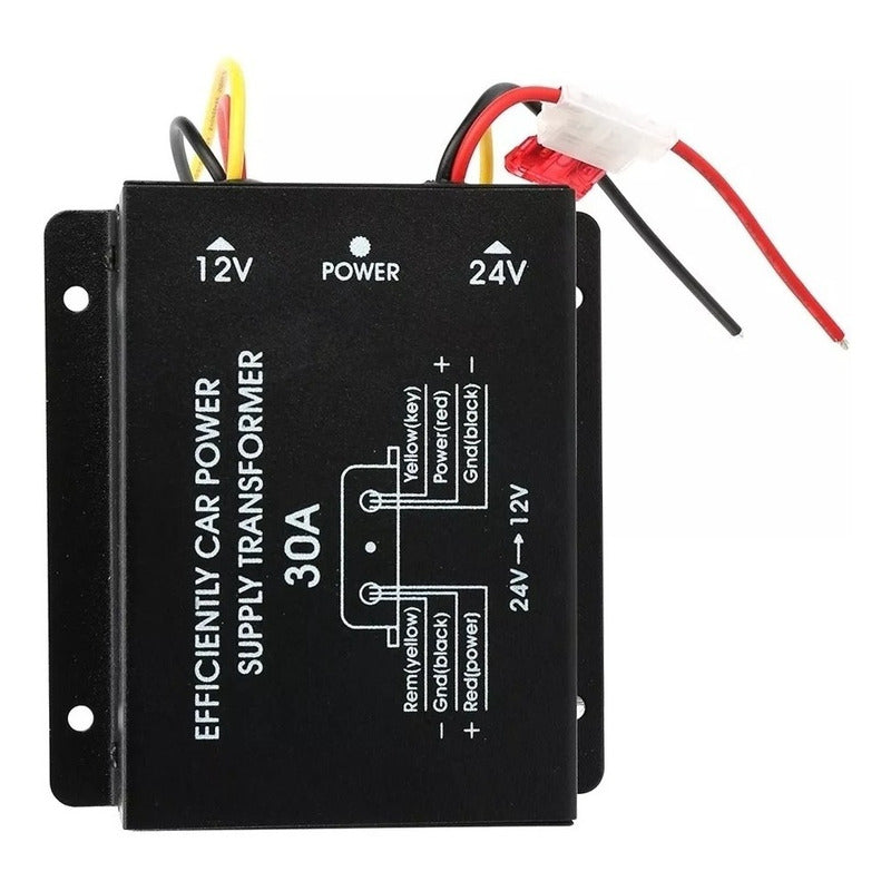 Inversor Transformador Corriente De 24 A 12 Volt 30 Amp