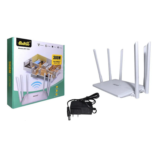 Router Wan Repetidor Inalámbrico 300mbps 6 Antenas 2.4 5ghz