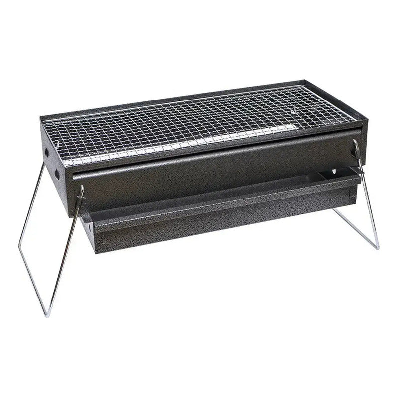 Parrillera De Carbón Plegable Portátil Para Asados Barbacoa Negro