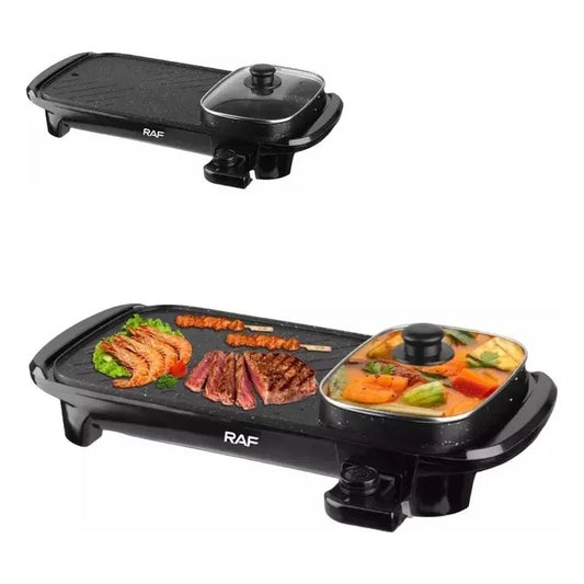 Asador Eléctrico Raf Eléctrica R5303 Premium Pro Negra Negro