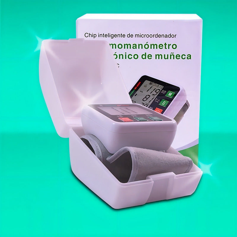 Tensiómetro Digital De Muñeca Jziki Automático Para 2 Usuarios Blanco