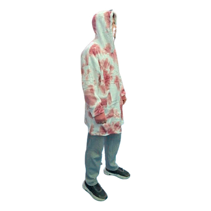 Poncho Chiporro Frazada Sherpa De Felpa Con Capucha Invierno