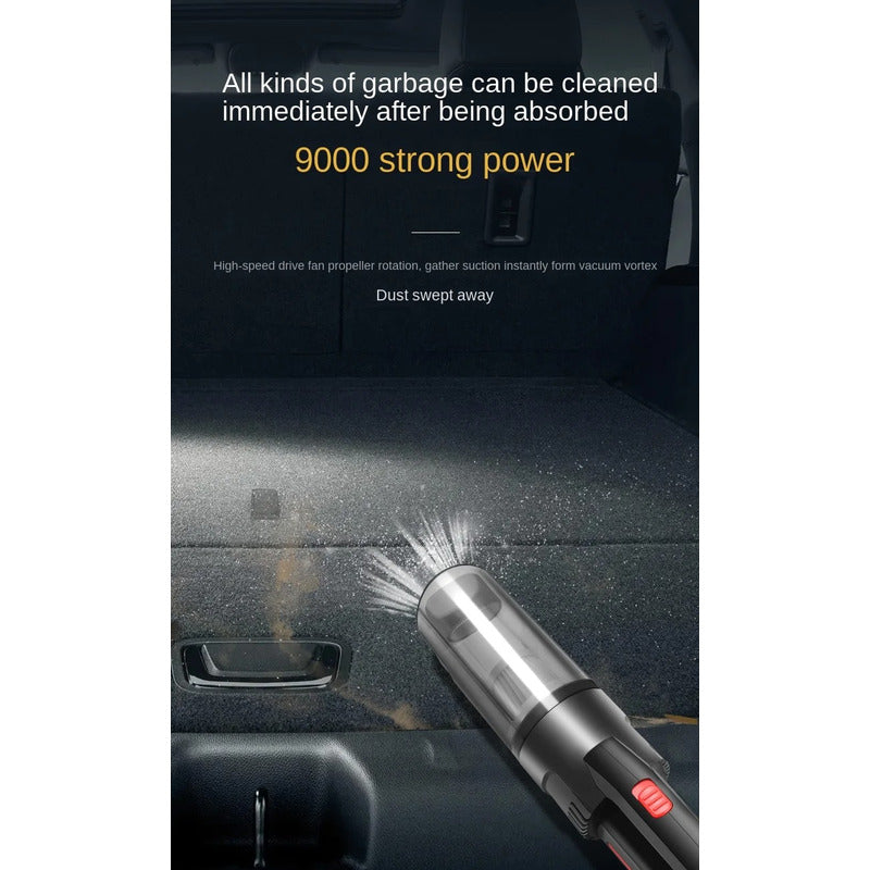 Aspiradora Inalámbrica Recargable Potente Filtro Lavable