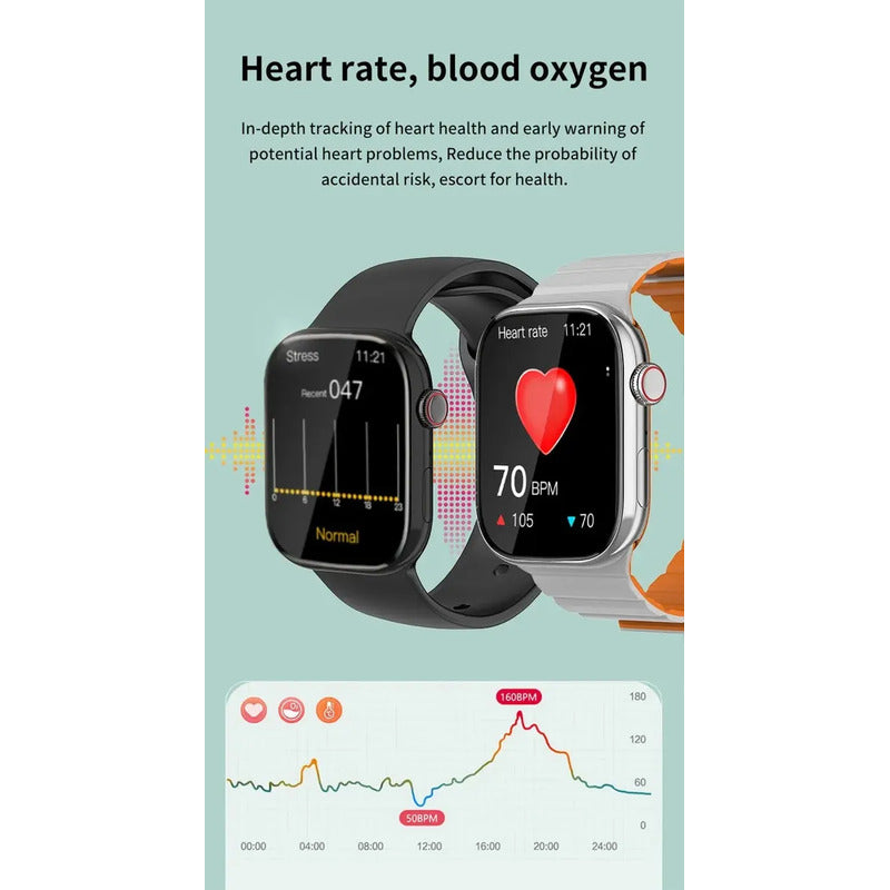 Smartwatch Reloj Inteligente Bluetooth Llamadas 2.1 Deportiv Caja Blanco Correa Gris Bisel Negro Diseño De La Correa Milanese
