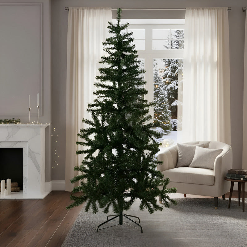Árbol De Navidad 180cm Con Base Arbol De Pascua Tradicional - Verde