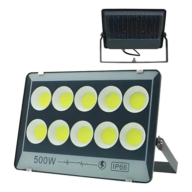 Reflector Led Estadio 500w 50000 Lúmenes Ip66 Blanco Cobertura 120° Exterior