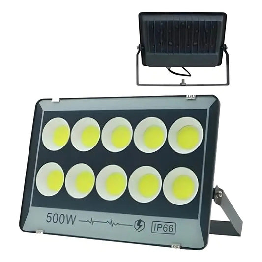 Reflector Led Estadio 500w 50000 Lúmenes Ip66 Blanco Cobertura 120° Exterior