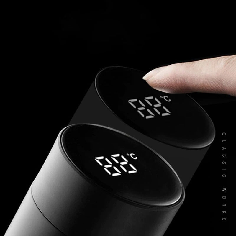 Termo Con Medidor De Temperatura Inteligente Digital Vaso Te