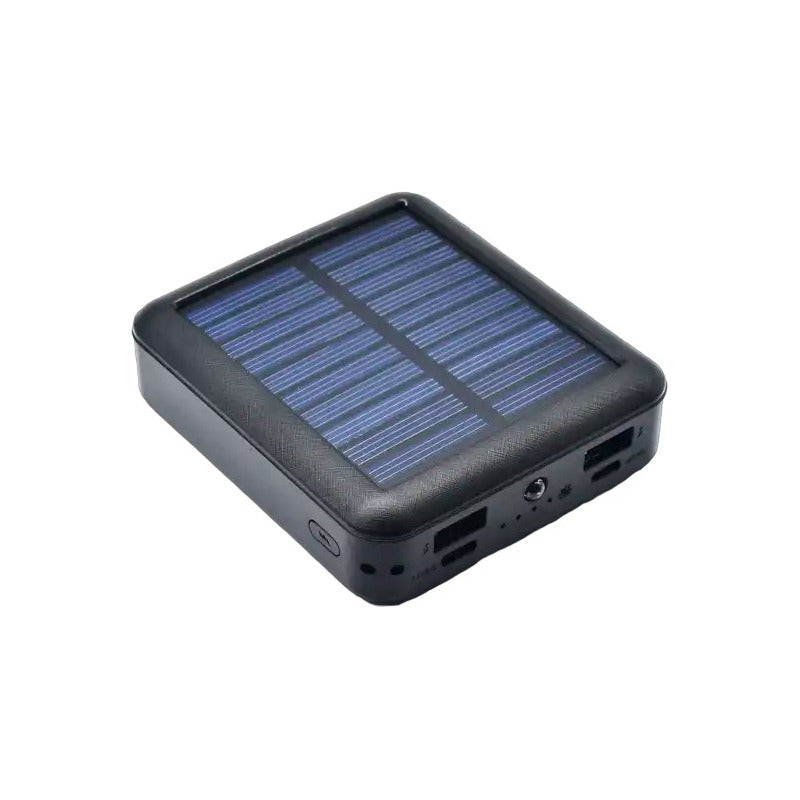 Power Bank Solar Irm R19 10000mah Carga Rápida 4 En 1 Conectores Usb Tipo C Negro
