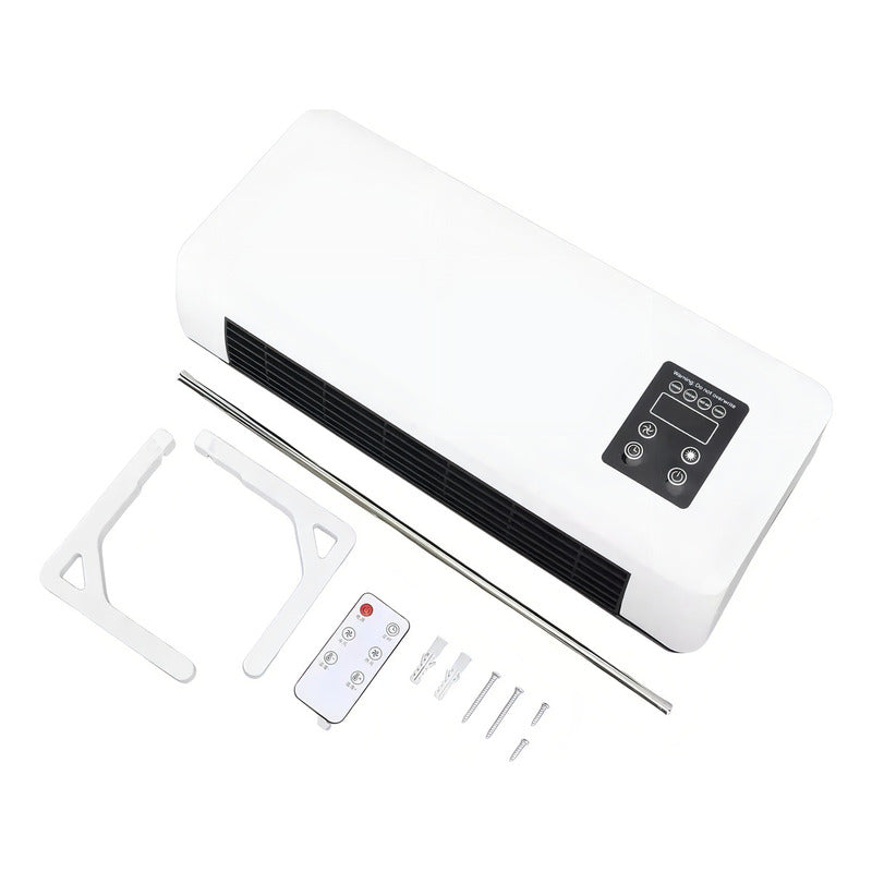 Ventilador De Pared Tecnohogar, Personal Y Silencioso, Con Control Remoto Y Luz 38.1 Cm 50 Blanco No Aplica Plástico 0