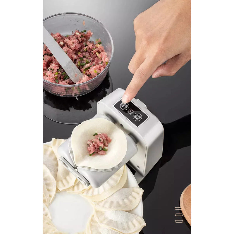 Máquina Electrica Para Hacer Miniempanadas/ Dumpling/ Gyosas Blanco