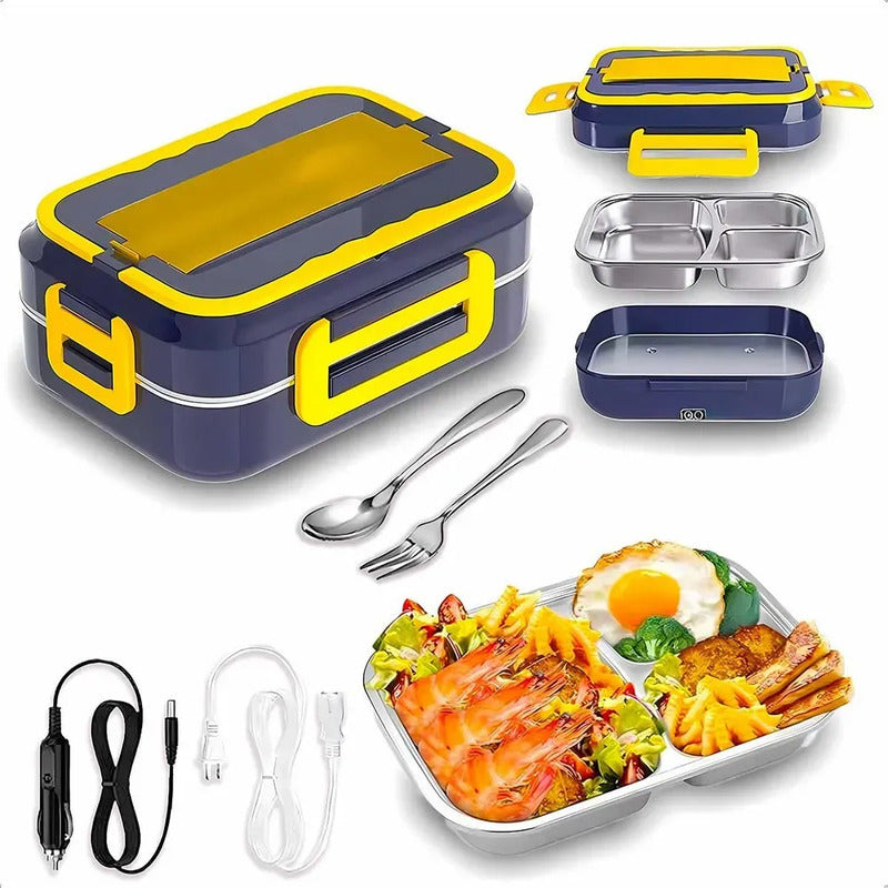 Lonchera Eléctrica Portátil Fiambrera Calentador De Comida Agua