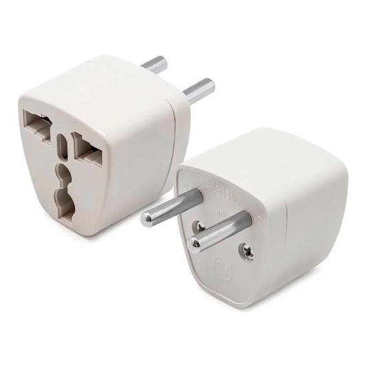 Adaptador Americano Conector Enchufe Europeo A Nacional X12