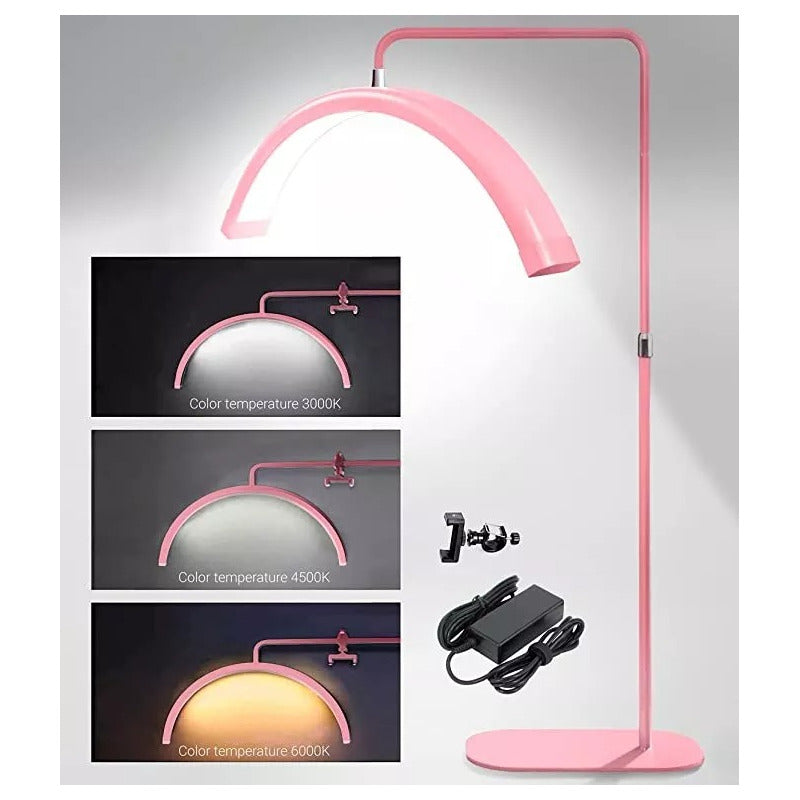 Lampara Led Lashista Manicure Led Media Luna Estetica