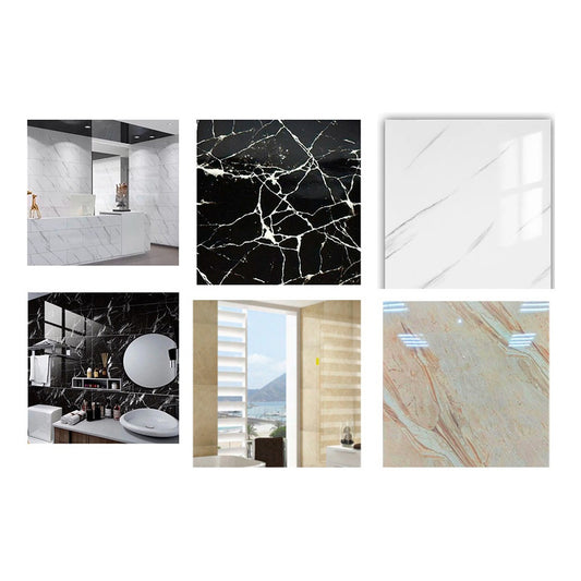 Pack X10 Laminas De Pared Autoadhesiva Lujo Mural 60x60cm