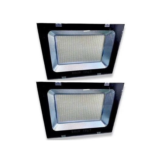 2 Focos Reflector De 800w Bajo Consumo Exterior Canchas
