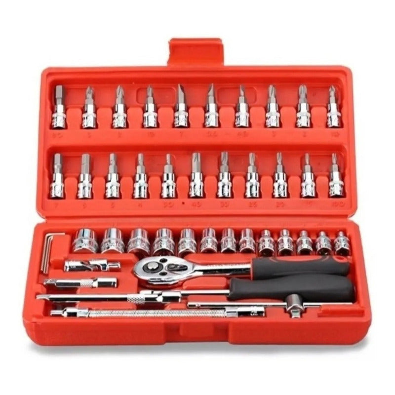 Juego Caja-set Dados Con Chicharra 1/4 46 Pcs